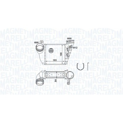 Chladič turba MAGNETI MARELLI 351319204870