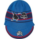 chlapecká zimní čepice s kšiltem Star Wars modrá