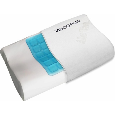 VISCOPUR Anatomický vankúš COOL GEL s gélovou vrstvou profilovaný 30x50