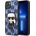 KARL LAGERFELD Кейс Karl Lagerfeld KLHCP13MPMNIKBL за iPhone 13 6.1", твърд, син / син, Monogram Ikonik Patch (KF001342-0)