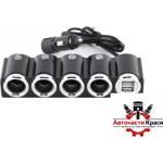 Paolo Разклонител за запалка 4-ка + 2 usb 1504 (46058)