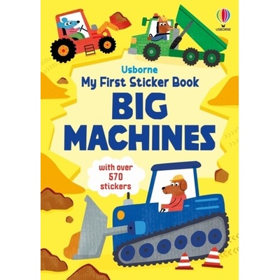 My First Sticker Book Big Machines