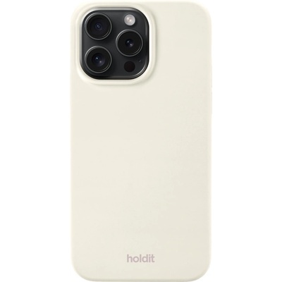 Holdit Калъф Holdit - Silicone, iPhone 15 ProMax, Soft Linen (7330985161667)