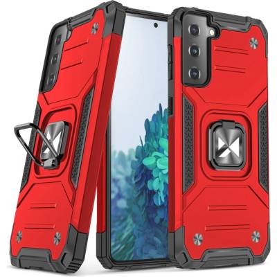 Wozinsky Калъф Wozinsky Ring Armor Tough Hybrid, за Samsung Galaxy S22 + (S22 Plus), червен