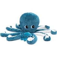 Les Déglingos chobotnice máma s miminkem modrá