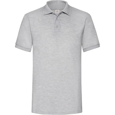 Fruit of the Loom pánska polokošeľa heather grey