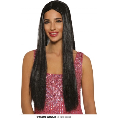 Fiestas Guirca Fiestas Španělsko Paruka dlouhá černá