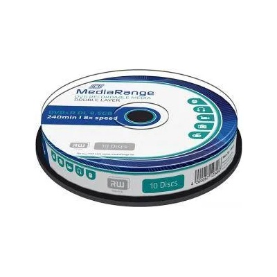 MediaRange DVD+R MediaRange Dual Layer 240мин. /8.5Gb 8X - 10 бр. в шпиндел