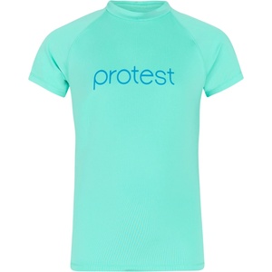 Protest Детска плажна тениска от ликра Protest Kid's PRTSenna Surf T-Shirt Short Sleeve Lycra - Slushy Green - размер 128 (EU) (750-1596-0613)