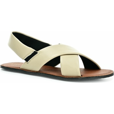 Groundies Verona Vegan Beige barefoot sandále