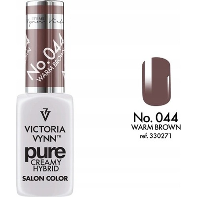 VICTORIA VYNN Hybridní gel lak PURE CREAMY HYBRID 044 Warm Brown 8 ml