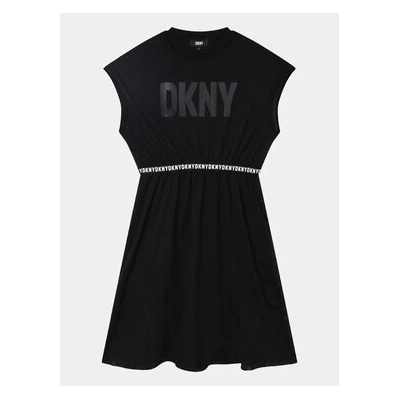 DKNY Ежедневна рокля D32898 S Черен Regular Fit (D32898 S)