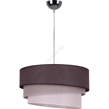 Image 1 of Duolla - Пендел TRIO 1xE27/40W/230V Ø 45 см антрацит/сив/бял (DU7032)