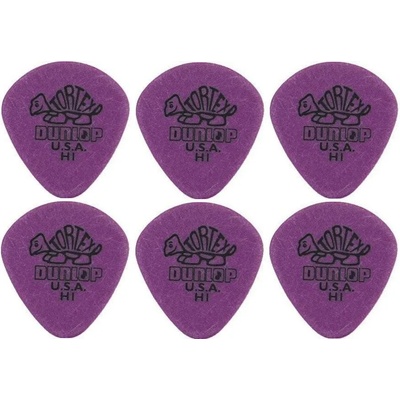 Dunlop 472R H 1 Tortex Jazz 6 Перце за китара (472RH1-6PACK-SET)