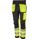 BENNON Bennon erebos ПАНТАЛОНИ КЛАС 1 hi-vis / Мъжки еластични светлоотразителни панталони, клас 1 - черни/hv жълти 52 (0943131581-52)