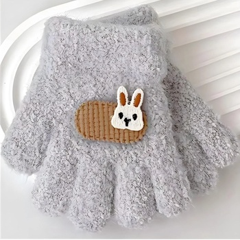 HARAHU Детски ръкавици ma-37681 - Сиви kp37681 (ma-37681)