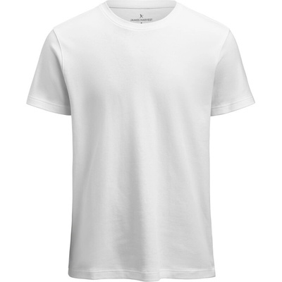James Harvest Scarsdale T-Shirt Men těžká bavlna krátký rukáv pánské COT62402100101-white