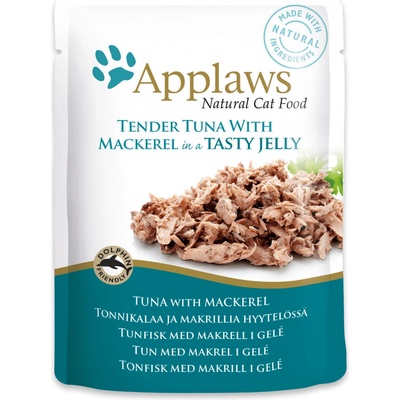 Applaws Cat tuňák a makrela jelly 70 g