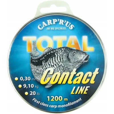 CARP ´R´ US Total Contact Line Yellow 1200 m 0,35 mm 11,4 kg