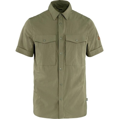 Fjallraven Abisko Trekking košile krátký rukáv light olive
