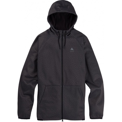 Burton Crown Weatherproof Fleece zip True black Heather