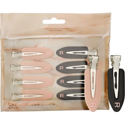 Makeup Revolution Creaseless Clips sponky do vlasov 8x1 ks