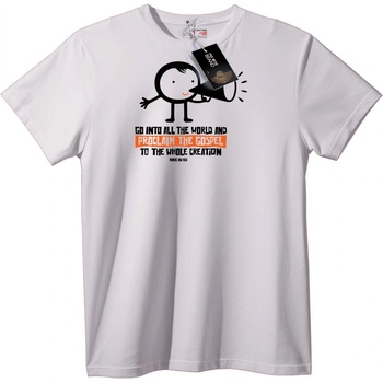 NOONEBRAND Тениска Провъзгласи Евангелието - 4XL, Black