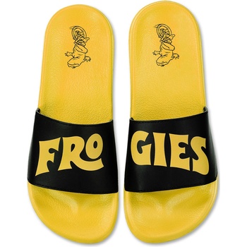 Frogies dámské pantofle černá žlutá