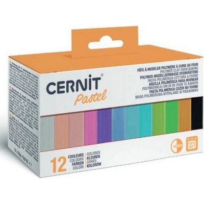 Cernit Pastel sada 12 x 25g