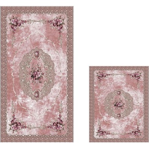 Foutastic Розови килими за баня в комплект от 2 бр. 60x100 cm - Foutastic (299ANR1698)