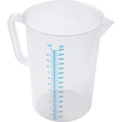 Odmerka číra s priehľadnou mierkou - 5 l