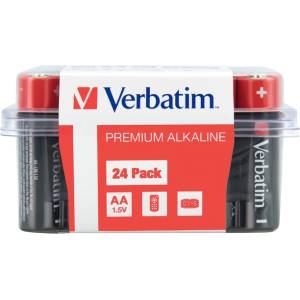 Verbatim ALKALINE BATTERY AA 24 PACK (BOX) (49505) - TechnoGear