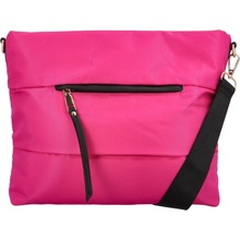 Trendová dámská látková crossbody Rosa fuchsiová