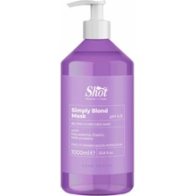 Shot Simply Blond Mask regeneračná maska pre blond vlasy 1000 ml