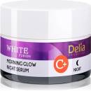 Delia Cosmetics White Fusion C+ rozjasňující noční krém proti vráskám 50 ml
