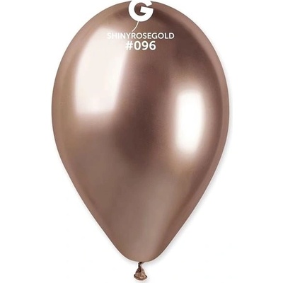 Balónky chromované růžovo zlaté rose gold lesklé průměr 33 cm 8021886129601