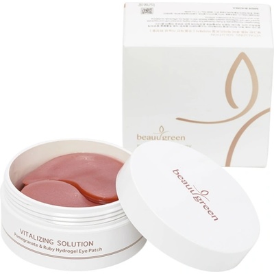 BeauuGreen Пачове за очи Pomegranate & Ruby Hydrogel, 30 x 2 броя