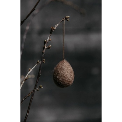 Velikonoční vajíčko Ullas Brown 5 cm Storefactory Scandinavia – Zboží Dáma