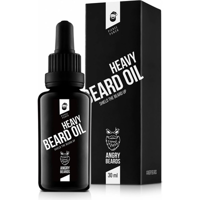Angry Beards Pierce Punch těžký olej na vousy 30 ml – Zboží Dáma