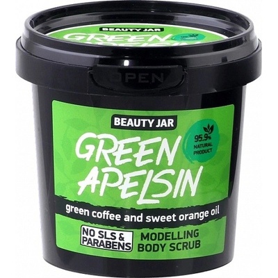 Beauty Jar Green Apelsin tvarujúci telový peeling 200 g