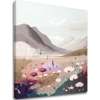 Krajinka na plátne Údolie hôr - 80x80 cm