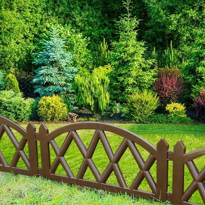 Plast Zahradní lem 290 cm x 23 cm šedý