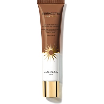Guerlain Terracotta Joli Teint Protecting Tinted Moisturizer озаряващ фон дьо тен за естествен вид SPF 20 цвят 50 Bronze 30ml
