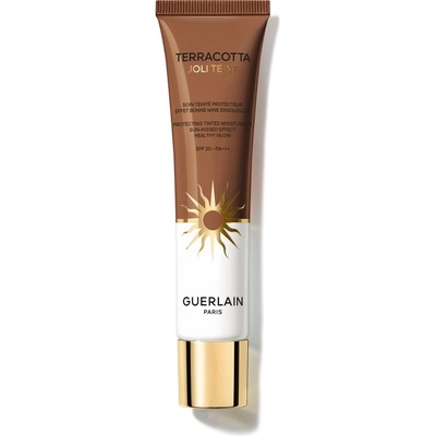 Guerlain Terracotta Joli Teint Protecting Tinted Moisturizer озаряващ фон дьо тен за естествен вид SPF 20 цвят 50 Bronze 30ml