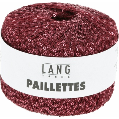 LANG YARNS Paillettes efektní příze s flitry, 25 g, červená