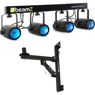 Beamz Светлинен комплект 4 LED светлинни ефекти от 5 бр. със стенна скоба (PL-4468-22831) (PL-4468-22831)