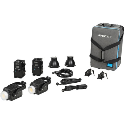 NANLITE Forza 300 II 2 Kit LED Spot Light with Trolley Case