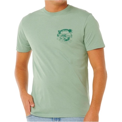 Rip Curl Мъжка тениска Rip Curl Keep On Trucking S/S Tee T-shirt - Aloe - размер M (216-7703-0113)