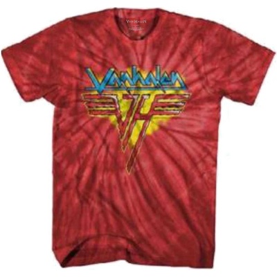 Van Halen tričko Jagged Logo červené