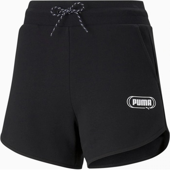 Puma Rebel High Waist šortky dámské černá